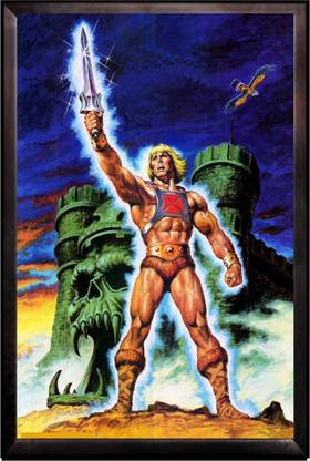 AnanyaDesigns Wall Poster he-man-power-fp-xhnphzhqwtj Paper Print