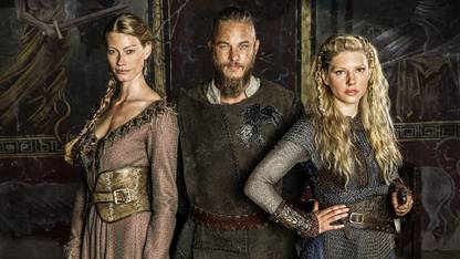 Wall Poster TV Show Vikings Katheryn Winnick Lagertha Lothbrok Alyssa Sutherland Paper Print