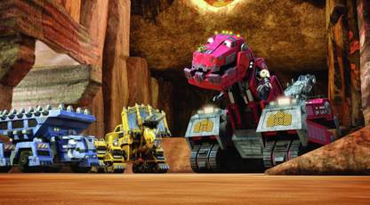 Wall Poster TVShow Dinotrux Paper Print
