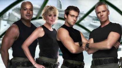 TV Show Stargate SG-1 Stargate Christopher Judge Teal'c Michael Shanks Daniel Jackson Richard Dean Anderson Jack O'Neill Amanda Tapping Samantha Carter HD Wall Poster Paper Print