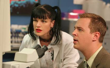 TV Show NCIS Abby Sciuto Pauley Perrette Timothy McGee Sean Murray HD Wall Poster Paper Print