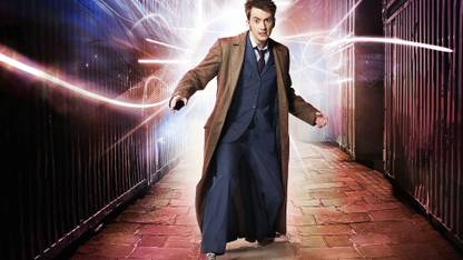 BeLucky Wall Poster-Doctor-Who-The-Doctor-David-Tennant-Tenth-Doctor Paper Print