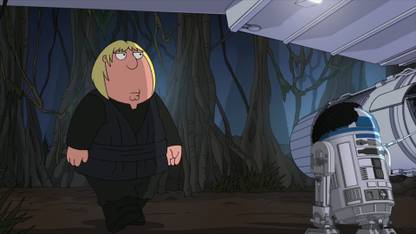 TV Show Family Guy Star Wars Cartoon R2-D2 Chris Griffin HD Wall Poster Paper Print