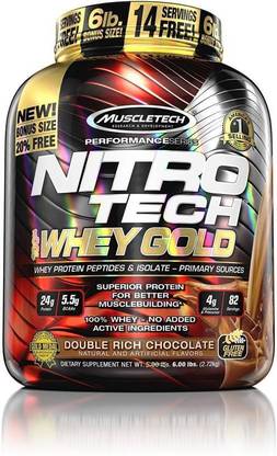 Muscletech Performance Series Nitrotech 100% Whey Gold Whey Protein