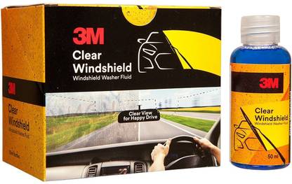 3M CLEAR WINDSHIELD 50 ML (Pack of 6) Liquid Vehicle Glass Cleaner