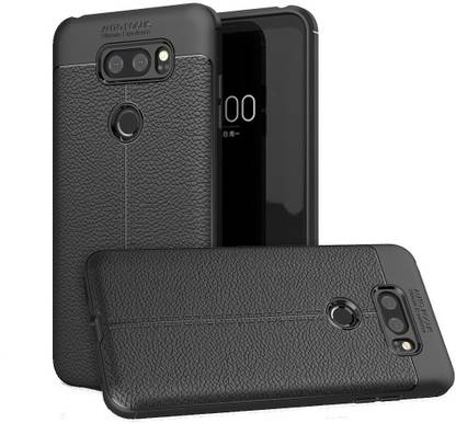 Wellpoint Back Cover for LG V 30 Plus (Rubber Plain Case)