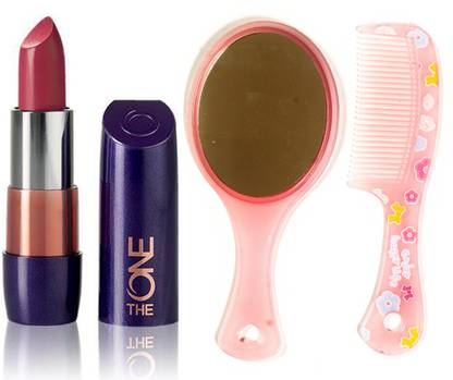 Oriflame Sweden The ONE 5-in-1 Colour Stylist Lipstick 4g (Garnet Attraction - 30658) With Comb Mirror
