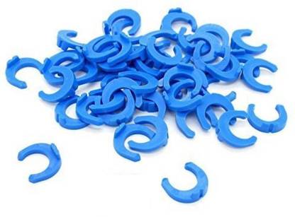 Morning Star Technology Blue Lock Clips For Ro Push Fit Type Connectors-1/4 Locking Clips for RO Hose Connector