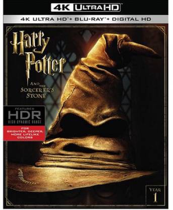 Harry Potter and the Philosopher's Stone - Year 1 (2001 - 4K UHD & HD) [Blu-ray] [2017]