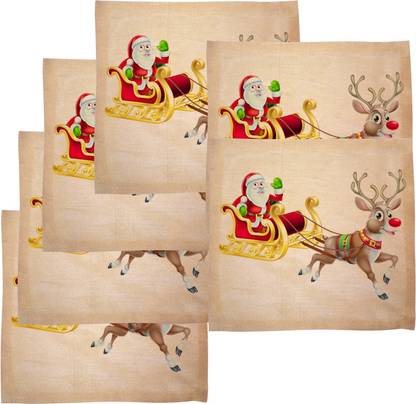 Dungri India Craft du-napkin007-6-g Multicolor Cloth Napkins