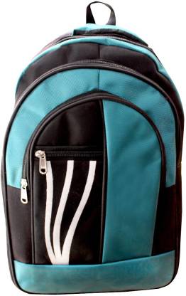 HD Firozi And Black color School Bag Waterproof School Bag