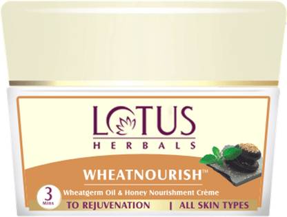 LOTUS HERBALS Wheatnourish Wheatgerm Oil & Honey Massage Creme