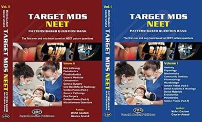 TARGET MDS NEET Pattern Question Bank 2 Vol Set Book
