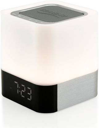 VibeX ® Night Light Bluetooth Speakers,WamGra All in 1 Touch Sensor Bedside Lamp/MP3 Music Player/Alarm Clock 5 W Bluetooth Laptop/Desktop Speaker