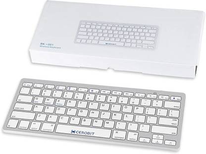 VibeX ® Caseflex Ultra Slim Wireless Universal Bluetooth Keyboard Bluetooth, Wireless Handheld Multi-device Keyboard Compatible with Desktop, Laptop, Tablet, iPad, Mac