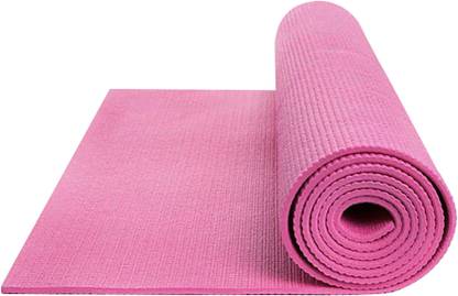 EMMQUOR 6 MM Pink Color Yoga Mat Pink 6 mm Yoga Mat