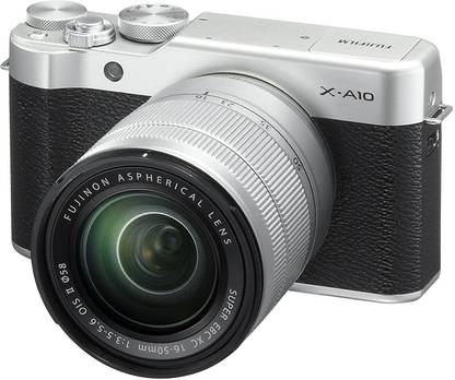 FUJIFILM X-A10 Silver With XC 16-50mm F3.5-5.6 OIS II Lens Mirrorless Camera Kit