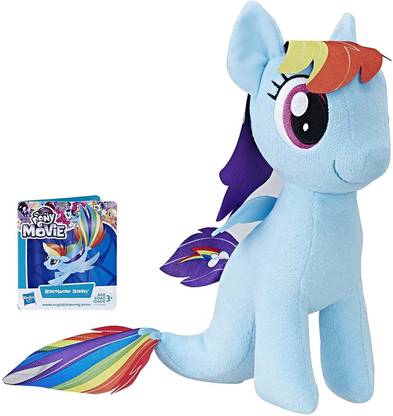 MY LITTLE PONY The Movie Rainbow Dash Sea-Pony Soft Plush  - 25.4 cm