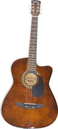 Mei&Ge DD-380C (Dark Brown) Acoustic Guitar Linden Wood Linden Wood Right Hand Orientation