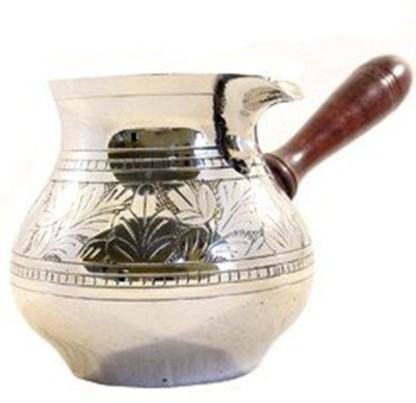 Brass Turkish Kettle with Cover for Making Tea,Coffee,Can Be Used On Gas,Turkish 