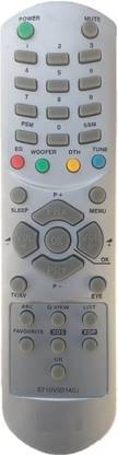 LipiWorld 6710V00140J Universal Remote Control Compatible For  CRT TV LG Remote Controller