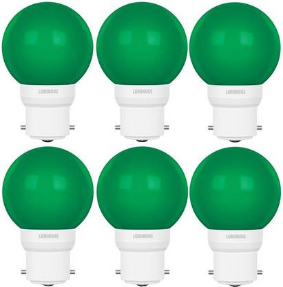 LUMINOUS 0.5 W Basic Round B22 D LED Bulb