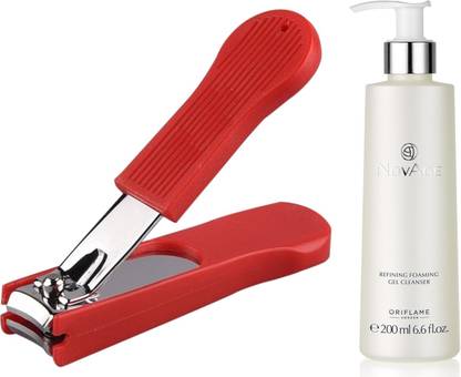 Oriflame Sweden NovAge Refining Foaming Gel Cleanser 200ml (32596) With Nail Cutter