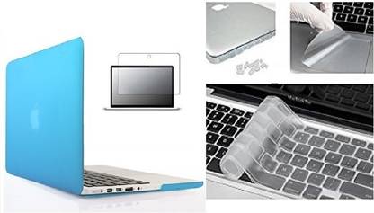 LUKE MacBook Pro 13" 13.3 inch A1278 / MD101 [with DVD Writer] case cover with Silicone Keyboard Cover, LCD HD Clear Screen Protector and 12pcs Dust plug +Touchpad Protector for MacBook Pro 13" 13.3 inch A1278 / MD101 [with DVD Writer MD102/MD313/MD314/MC374/MC700 Combo Set