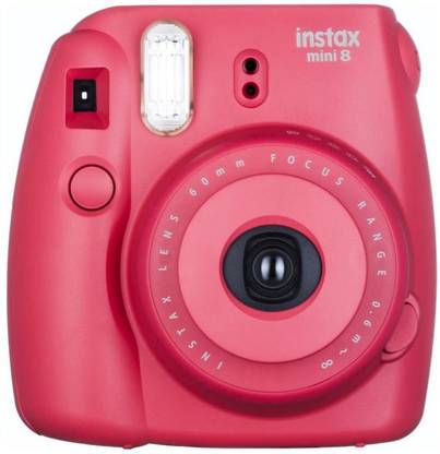 FUJIFILM Instax Mini 8 Joy Box (Raspberry) Instant Camera