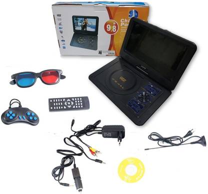 IBS 9.8 inch HD children kids DVD Game learning player portable TV EVD player-in DVD Player 3d glasses 9.8 inch DVD Player