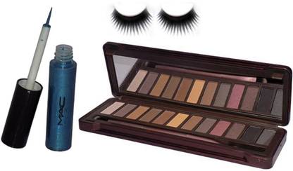 M.A.C Glitter Sky Blue Eyeliner, Eyelashes & Eyeshadow Palette
