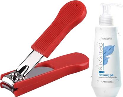 Oriflame Sweden Optimals Whitening Cleanser- Normal/Combination Skin 200ml (26650) With Nail Cutter