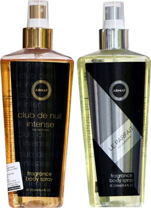 ARMAF CLUB DE NUIT INTENSE AND LA PARFAIT Deodorant Spray  -  For Men & Women