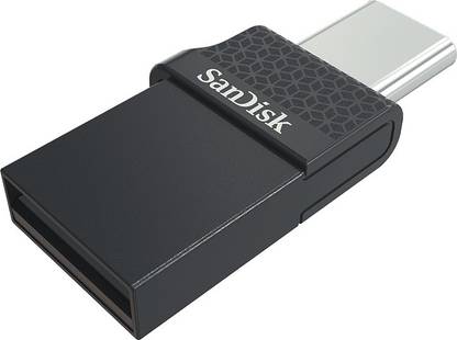 SanDisk SDDDC1-032G-I35 32 GB OTG Drive Compatible with Tablet, Television, Laptop USB 2.0 Plastic Case