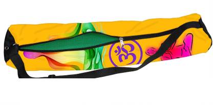 Orgner Poly Canvas Printed yoga mat Covers. Design : Om symbol With Yoga Dreams