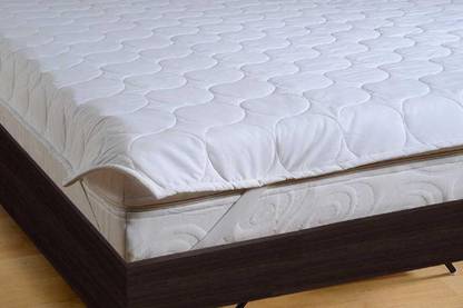 SWAYAM Elastic Strap Single Size Mattress Cover