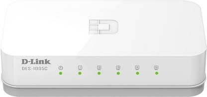 D-Link des-1005c 5 Ports 100 Mbps Smart Network Switch