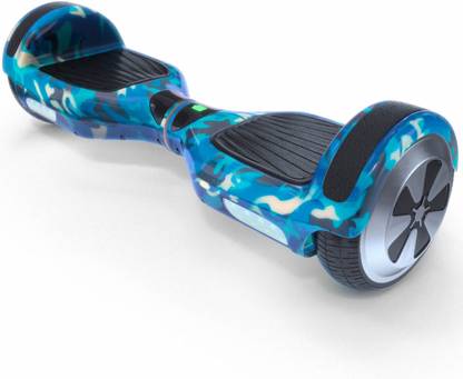 EMOB Two-Wheel Blue Military Print Hoverboard Self Balancing Electric Scooters With Bluetooth & LED Lights HoverBoard Scooter