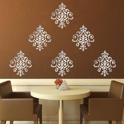 STICKER STUDIO 30 cm Wall Sticker (Floating motif,Surface Covering Area - 180 x 150 cm) 6Qty. Removable Sticker