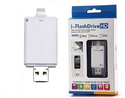 VibeX ® i-FLASH DRIVE OTG DEVICE USB Storage Memory Stick For IPHONE 7 Plus 6 - 3 in1 High Speed™-Type-055 USB Flash Drive