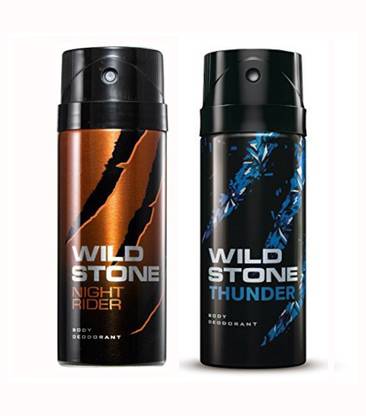 Wild Stone Night Rider And Thunder Deodorant Spray  -  For Men