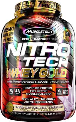 Muscletech Performance Series Nitrotech 100% Whey Gold Whey Protein