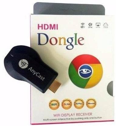 ADNet Anycast Dongle Wireless Display Receiver Support sharing Online Streaming to Tv (Black) Media Streaming Device Media Streaming Device