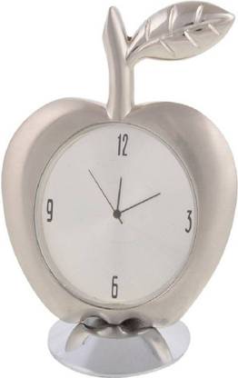 Samay Analog Silver Clock