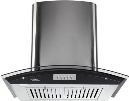 Hindware Delfina Plus 60 CM Wall Mounted Inox 1100 CMH Chimney