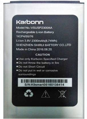 KARBONN Mobile Battery For  Karbonn K9 Smart