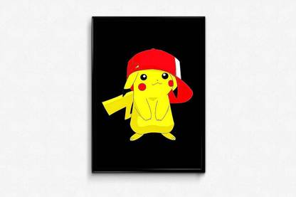 Yo-Yo Pika Matte Poster, 12x18 inches Matte Print [HD Bright Art Print, Medium Size, Rolled Poster] Paper Print