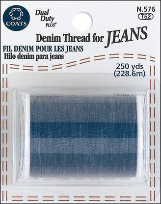 COATS Denim Thread For Jeans 250 Yard - Blue