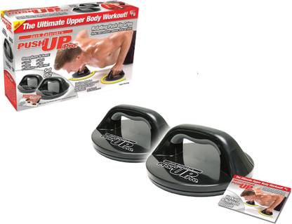 IBS Rotating, Non Slip Pushup Bar Design - Wide Grips for Max Comfort - Smooth Rotation Eliminates Wrist Strain - Perfect for Men & Women, Fitness Workouts Push-up Bar