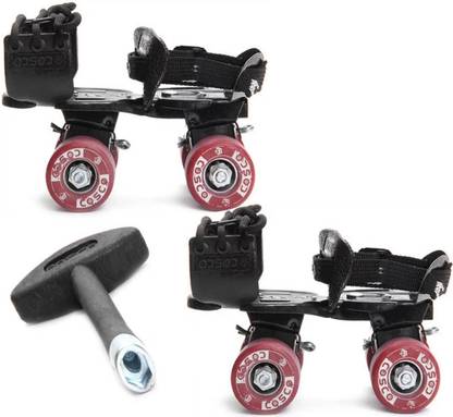 COSCO Tenacity Super Jr. (16.5 - 19.5 cm) Age Group (3 - 6 Years) Quad Roller Skates - Size 8 - 11 UK
